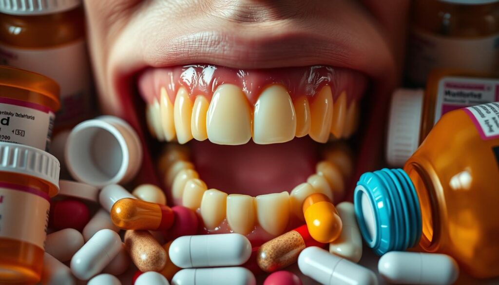 medications causing yellow teeth