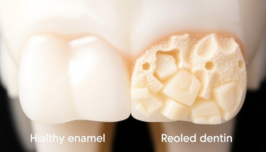 relative dentin abrasion